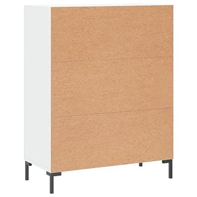Dressoir 69,5x34x90 cm bewerkt hout wit
