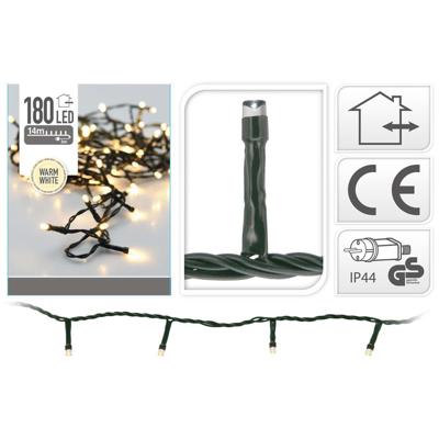 S.I.A. Kerstverlichting 13.5M 180 LED Lampjes IP44 S.I.A. Kerstverlichting 13.5M 180 LED Lampjes IP44