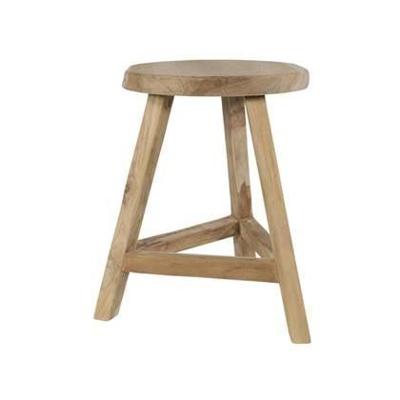 Krukje teak Binnen Buiten Tuin ø35cm Lesli Living