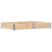 Palletopzetrand 150x100 cm massief grenenhout - thumbnail