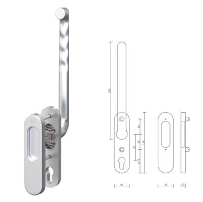 S2 hefschuifgreep PC69 incl. opbouw kom dd 56-68mm