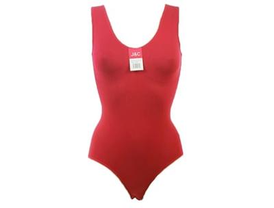 J&C body - bodystocking dames naadloos - Body wit - Bodysuit zwart zonder mouwen - Naadloos