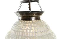 Plafondlamp DKD Home Decor Wit Metaal Kristal 25 W 23 x 23 x 33 cm - thumbnail