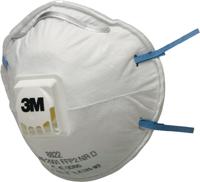 3M™ stofmasker met ventiel - FFP2 - 8822 - thumbnail