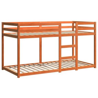 Stapelbed massief grenenhout wasbruin 75x190 cm Stapelbed massief grenenhout wasbruin 75x190 cm