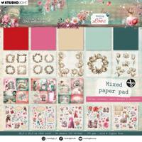 Studio Light • jenine's mindful art mixed paper pad sending you love vellum, unicolor & elements - thumbnail