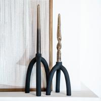 By-Boo Kaarshouder 'Twig' 16cm, kleur Zwart - thumbnail