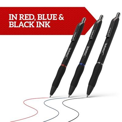 Sharpie S-gel roller, medium punt, blister van 3 stuks, zwart Sharpie S-gel roller, medium punt, blister van 3 stuks, zwart