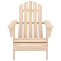 Tuinstoel Adirondack met voetenbank en tafel massief vurenhout - thumbnail