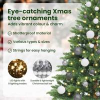 Kunstkerstboom met 150 LED met standaard Groen 150 cm PE en PVC - thumbnail