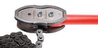 Rothenberger Kettingpijptang | totale lengte 1280 mm spanwijdte 220 mm | voor buizen 8 inch | 1 stuk - 70246 70246 - thumbnail