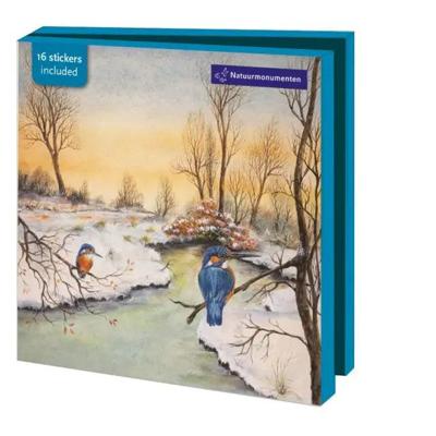 Kaartenmapje Dieren in de Winter, Dennis Meijering 10 Stuks