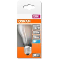OSRAM HOMELIGHTING 4058075303409 LED-lamp Energielabel E (A - G) E27 Peer 4 W = 40 W Koudwit (Ø x l) 60 mm x 105 mm 1 stuk(s) - thumbnail
