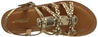 Leren meisjessandalen Baia LES TROPEZIENNES® BY M. BELARBI goud/multi - thumbnail