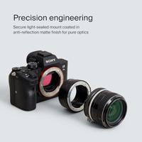 Urth Lens mount adapter: compatibel met Nikon F lens naar Sony E camera body - thumbnail