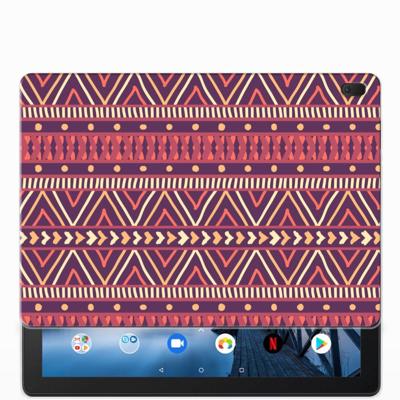 Lenovo Tab E10 Hippe Hoes Aztec Paars