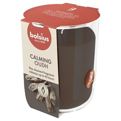 Bolsius geurglas true scents oud wood L