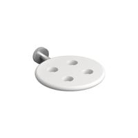 Clou Slim Tandenborstelhouder Voor 4 Stuks RVS Geborsteld En Silicone 10x12.3x2.5 cm Clou - thumbnail
