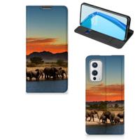 OnePlus 9 | Hoesje maken | Olifanten - thumbnail