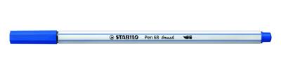 Brushstift STABILO Pen 568/32 ultramarijnblauw | 10 stuks