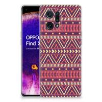 OPPO Find X5 | TPU bumper | Aztec Paars - thumbnail