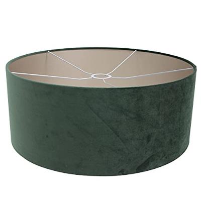 Steinhauer Groene booglampSparkled met velvet kap - 7171W