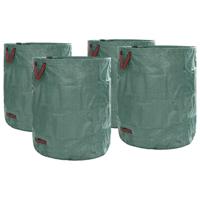 VidaXL Tuinafvalzakken 4 pcs groen 79 x 79 x 99,5 cm polypropyleen - thumbnail