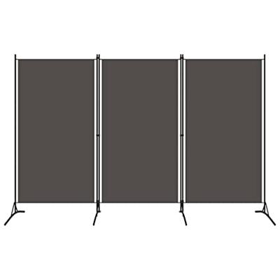 VidaXL Kamerscherm met 3 panelen 260x180 cm antraciet VidaXL Kamerscherm met 3 panelen 260x180 cm antraciet