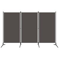 VidaXL Kamerscherm met 3 panelen 260x180 cm antraciet - thumbnail