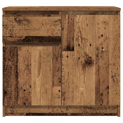 Dressoir met lade 71x35x65 cm spaanplaat oud hout