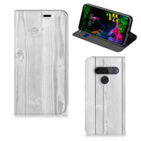LG G8s Thinq Book | Wallet Case | White Wood - thumbnail