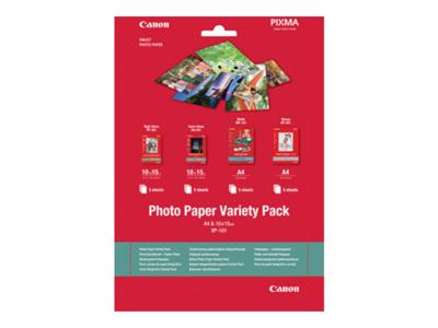 Canon VP-101 Photo Paper Variety Pack A4 en 10x15cm 4x5 vel