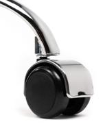 Tabouret kruk zwart hoge gasveer - thumbnail