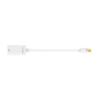 LogiLink CV0036A DisplayPort / HDMI Adapter [1x Mini-DisplayPort stekker - 1x HDMI-bus] Wit 10.00 cm