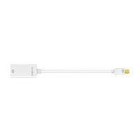 LogiLink CV0036A DisplayPort / HDMI Adapter [1x Mini-DisplayPort stekker - 1x HDMI-bus] Wit 10.00 cm - thumbnail