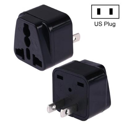 Draagbare universele socket aan ons Plug Power Adapter reislader (zwart)