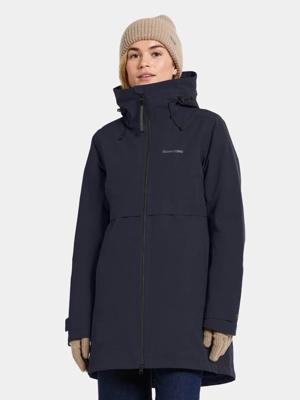 Didriksons Helle Parka Jas Dames Dark Night Blue 40