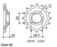 ESJOT Sprocket 530 17z standard - thumbnail