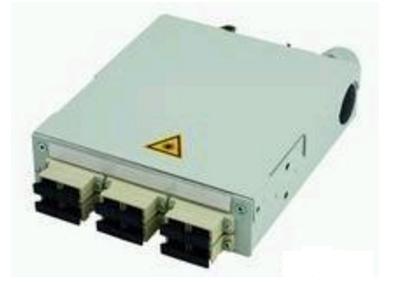 Telegärtner 100022858 Verbindingscassette voor glasvezelkabels Grijs-wit (RAL 7035) 1 stuk(s)