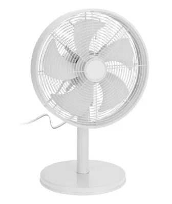 Luxe tafelventilator robuust 30cm wit
