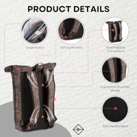 New Rebels Mart New York Camouflage Groen 21L Rugtas Rolltop Waterafstotend Laptop 15.6" - thumbnail