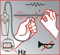 KS Tools 150.3165 Elektronische riemspanningsmeter HZ - thumbnail