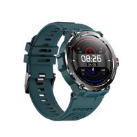 DCU TECNOLOGIC GPS-smartwatch, smartwatch, amoled HD touchscreen, 14 sportmodi, apps en oproepen, IP68*, cyaan - thumbnail