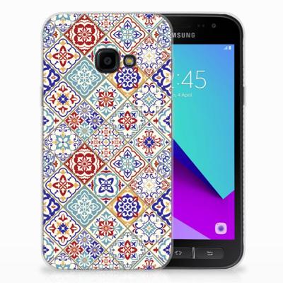 Samsung Galaxy Xcover 4 | Xcover 4s | TPU | Siliconen hoesje | Tiles Color Samsung Galaxy Xcover 4 | Xcover 4s | TPU | Siliconen hoesje | Tiles Color
