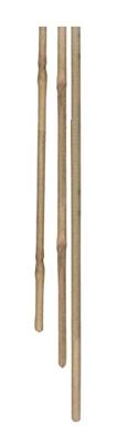 Bamboestokl H90cm dia. 8-10mm set a 7 stuks - Nature