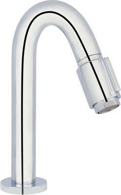 Saqu Essential 2.0 luxe fonteinkraan met C-uitloop chroom Saqu Essential 2.0 luxe fonteinkraan met C-uitloop chroom
