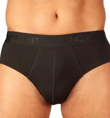 Basics 2-Pack heren sportslips - 32319 - Heren slips met elastische band - Biologisch katoen - Mannen ondergoed