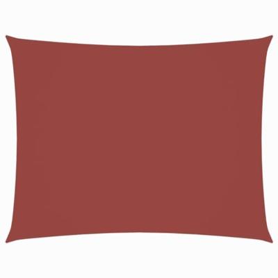 VidaXL Zonnescherm rechthoekig 2x4 m oxford stof terracottakleur