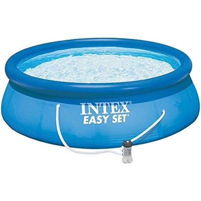Intex easy set zwembad 366 x 76 cm -met 12-volt filterpomp