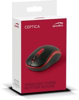 SpeedLink CEPTICA Muis Radiografisch Optisch Zwart, Rood 3 Toetsen 1600 dpi - thumbnail